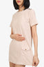 Louis Vuitton Beige Terrycloth Mini Dress Size 38