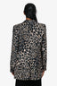 Smythe Green/Beige Floral Print Single Breasted Blazer Size 10