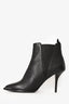 Acne Black Leather Western Ankle Boots Size 37