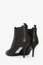 Acne Black Leather Western Ankle Boots Size 37