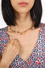 Louis Vuitton Gold Tone Blooming Supple Necklace