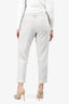 Brunello Cucinelli Grey Wool Straight Leg Pants Size 6