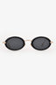 Christian Dior Black/Gold Oval Sunglasses