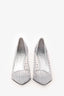 Valentino PVC Crystal Embellished Pointed Heels Size 40