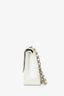 Pre-Loved Chanel™ 2006-08 White Caviar Leather Jumbo Single Flap Bag