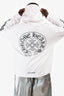 Chrome Hearts White/Black Logo Hoodie Size M Mens