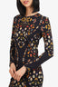 Alexander McQueen Obsession Talisman Print Midi Dress Size 40