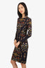 Alexander McQueen Obsession Talisman Print Midi Dress Size 40