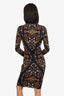 Alexander McQueen Obsession Talisman Print Midi Dress Size 40