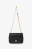 Pre-Loved Chanel™ 2023 Black Caviar Quilted Mini Sweetheart Flap Black