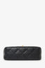 Pre-Loved Chanel™ 2023 Black Caviar Quilted Mini Sweetheart Flap Black