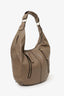 Tod's Khaki Green Leather Hobo Bag
