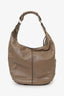 Tod's Khaki Green Leather Hobo Bag