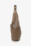 Tod's Khaki Green Leather Hobo Bag