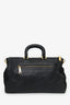 Prada Black Saffiano Leather/Nylon Bag With Strap