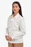 Norse Projects White Denim Jacket Size S Mens