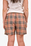 Burberry Beige Novacheck Swim Shorts Size M Mens