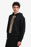 Louis Vuitton Black Zipper Print Hoodie Size XS Mens
