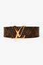 Louis Vuitton Brown Monogram LV Pyramide 40mm Belt (As Is)
