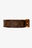 Louis Vuitton Brown Monogram LV Pyramide 40mm Belt (As Is)