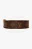 Louis Vuitton Brown Monogram LV Pyramide 40mm Belt (As Is)