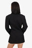 Jacquemus Black Wool 'La Raphia' Blazer Size 36