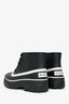 Givenchy Black/White Rubber Ankle Boots Size 37