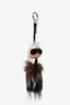 Fendi Black/White Karlito Bag Charm
