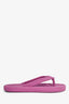 Isabel Marant Purple Rubber Thong Flat Sandals Est. Size 8/9