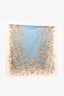 Zimmermann Cream/Blue Cotton Light Weight Scarf