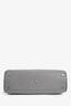 Gucci Grey Grained Leather Interlocking G Horsebit Zumi Medium Tote with Strap