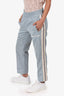 Palm Angels Silver Glitter Track Pants Size XS