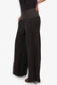 Rick Owens Dark Brown Wool Wide Leg Pants Size 8