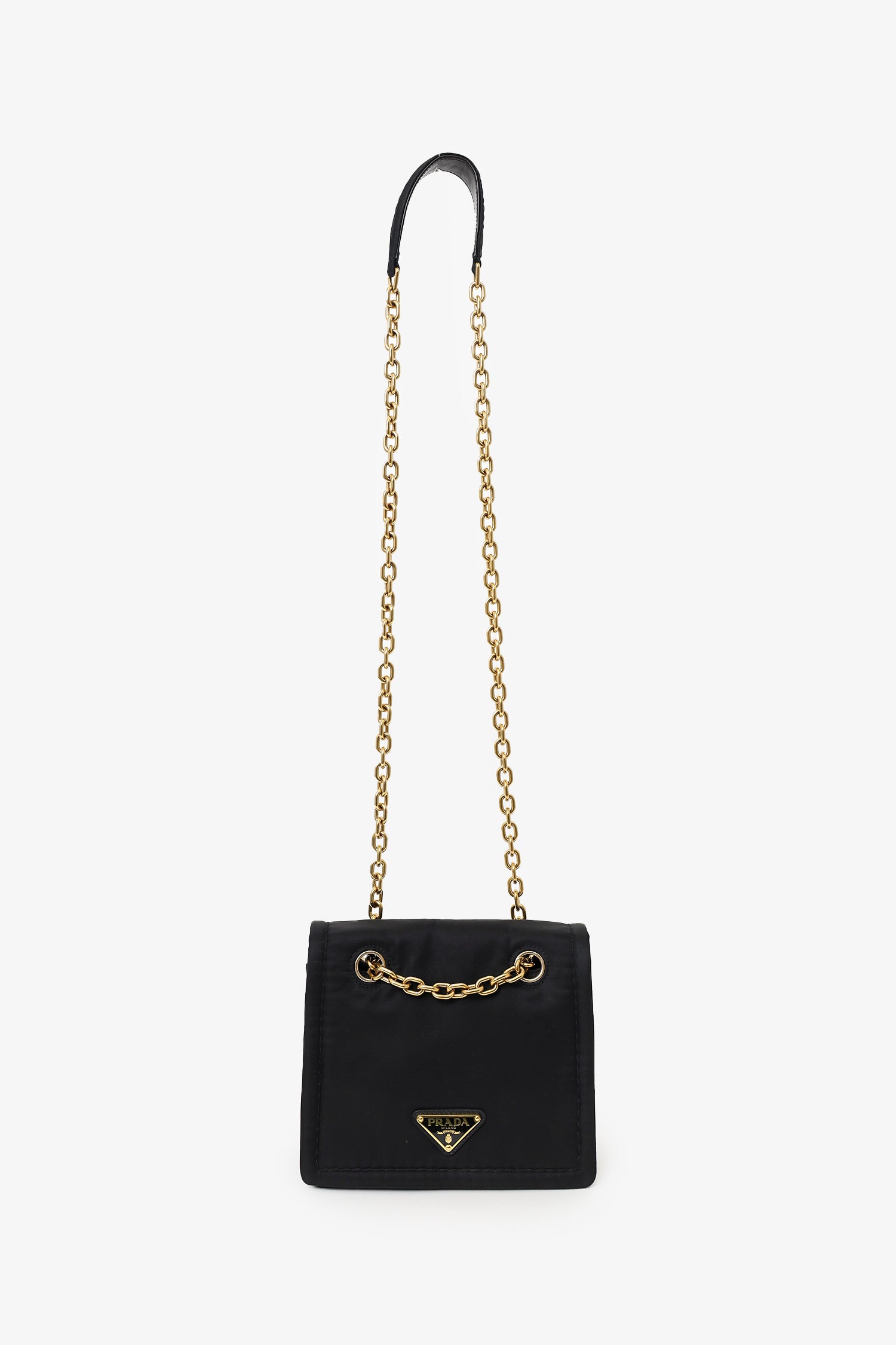 Prada Black Nylon Chain Shoulder Bag – Mine & Yours