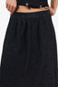 Zadig & Voltaire Black Star Print Lace Trimmed Midi Skirt Estimated Size S