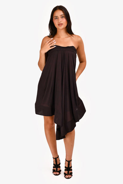 Celine Brown Strapless Circle Dress Size 38 – Mine & Yours