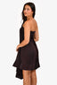 Celine Brown Strapless Circle Dress Size 38