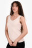 Akris Punto Pink Sleeveless Crew Neck Top Size 38