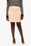 Akris Punto Pink Midi A-Line Skirt Size 10