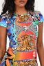 Versus Versace Multicoloured Printed S/S Shift Dress Size 38