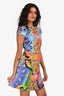 Versus Versace Multicoloured Printed S/S Shift Dress Size 38