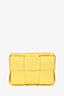 Bottega Veneta Yellow Intrecciato Candy Cassette Crossbody