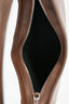 Osoi Brown Leather Buckle Shoulder Bag