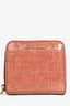 Miu Miu Coral Pink Compact Wallet (As Is)