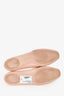 Salvatore Ferragamo Pink Patent Leather Logo Embossed Flats Size 8.5
