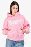 Gucci Pink 'Sweet Gucci' Printed Hoodie Size M