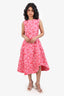 Simone Rocha Pink Floral Sleeveless Dress Size 6