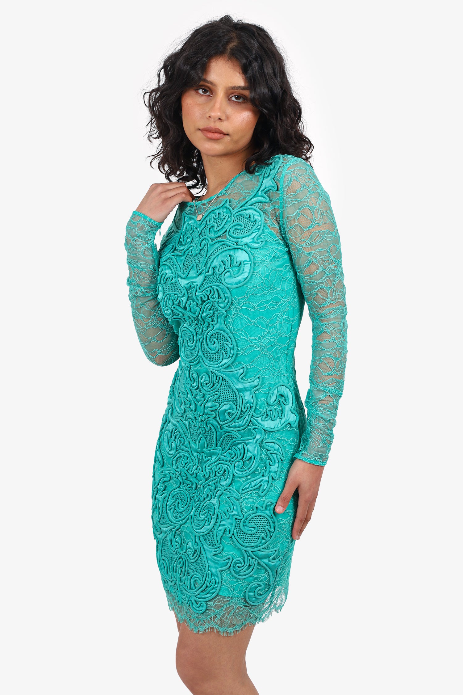 teal lace sheath dress Elegant Lace Sheath Column Mother of the Bride Dress in Teal