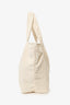 Pre-Loved Chanel™ Beige Terry Cloth Beach Tote & Towel Set