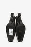 Givenchy Black Leather Square Toe Heeled Mules Size 40